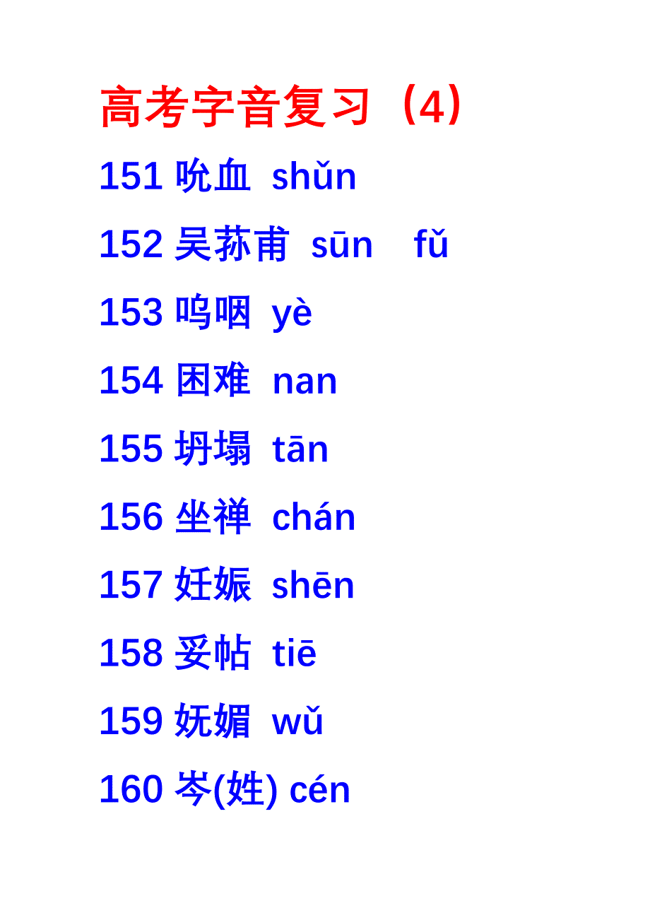 高考字音复习4_第1页