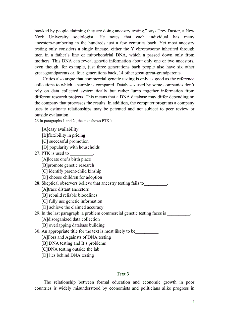 09英语考研真题_第4页