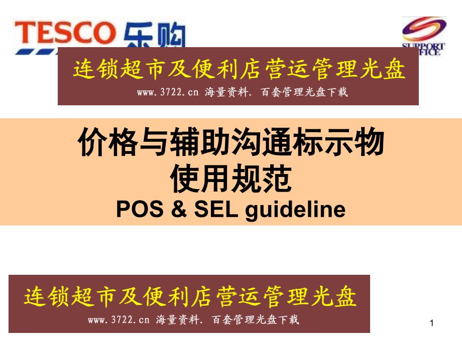 乐购HYMALLSOP使用手册OPT038价格与辅助沟通标示POSSELguidelinePPT80页_第1页