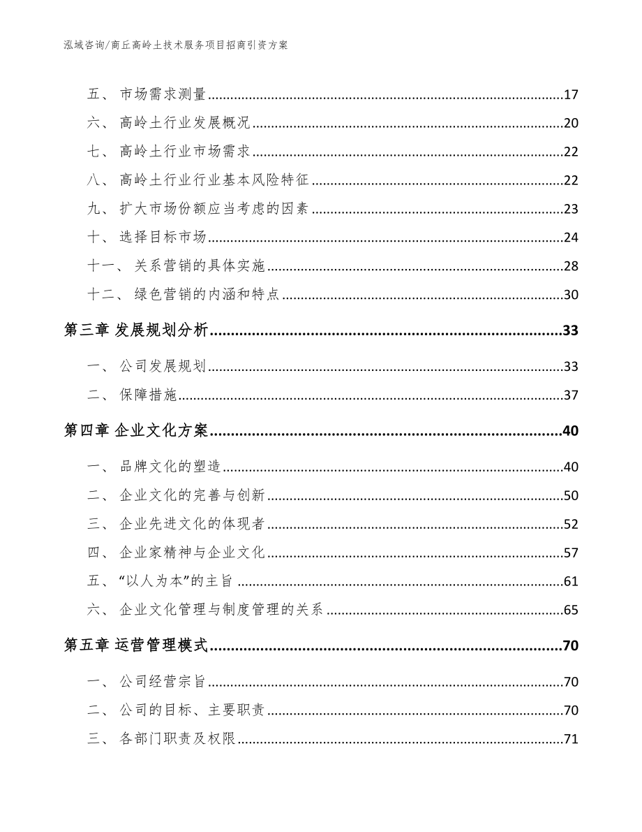 商丘高岭土技术服务项目招商引资方案_范文参考_第4页