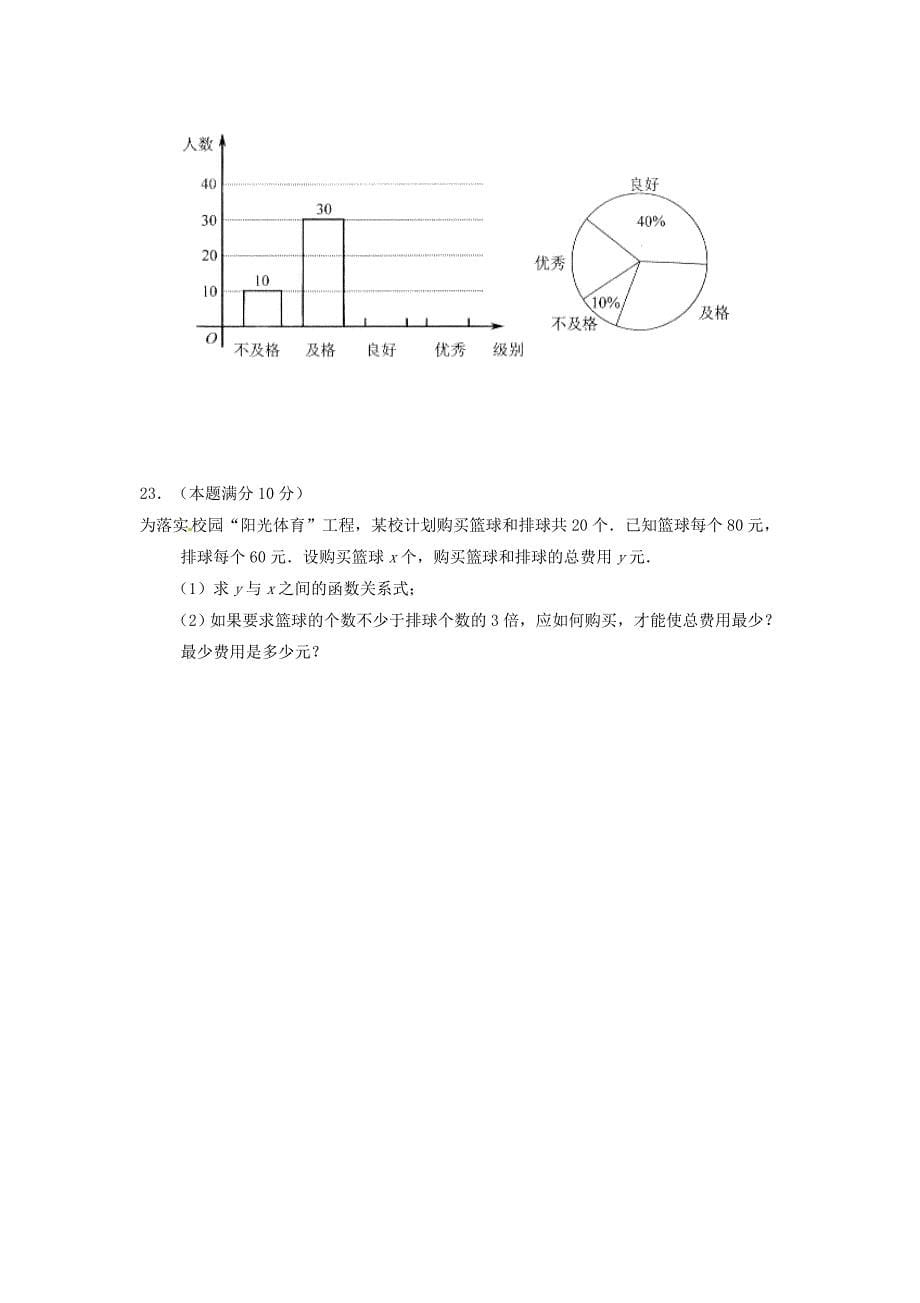 2014年中考数学预测试题及答案_第5页