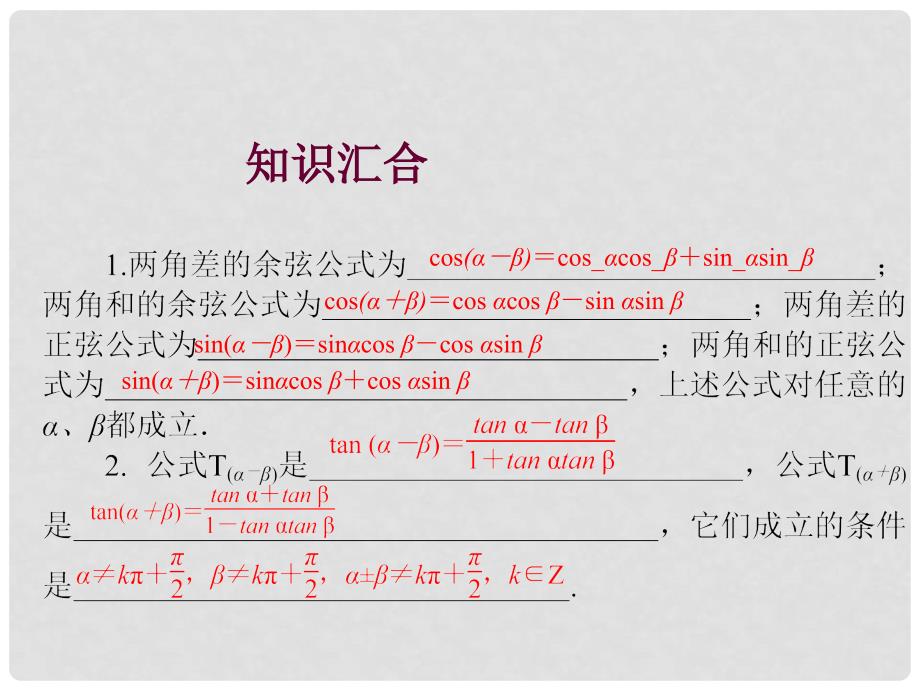 高考数学总复习 专题03 第4节 简单的三角恒等变换课件 理_第3页