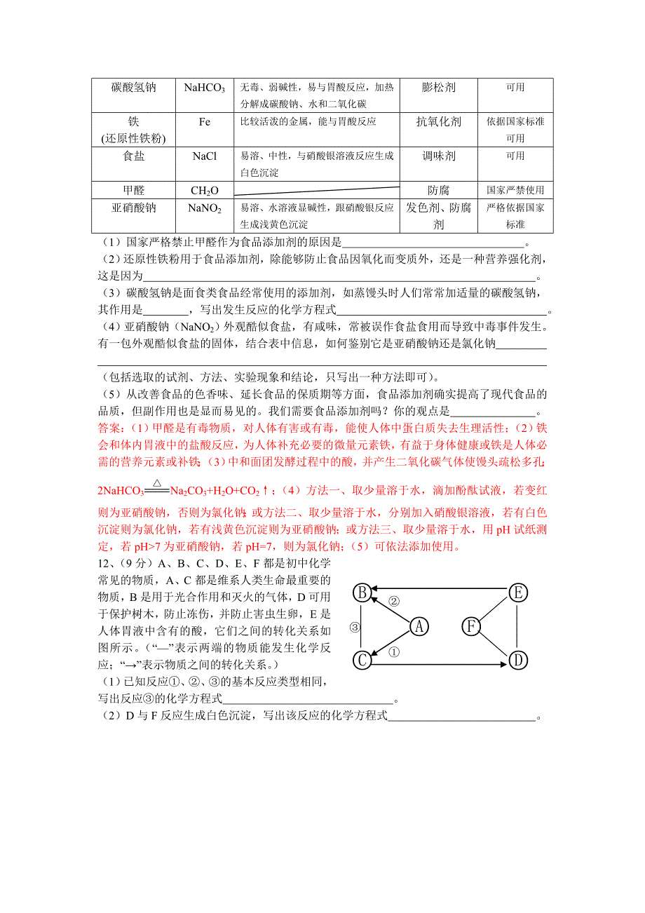 山东省东营市2014年中考化学试题(word版-含答案).doc_第4页