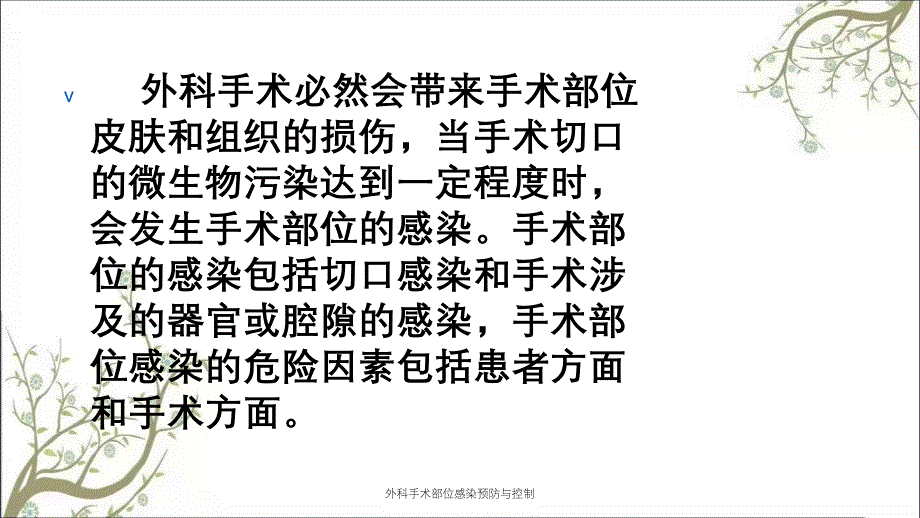 外科手术部位感染预防与控制_第3页