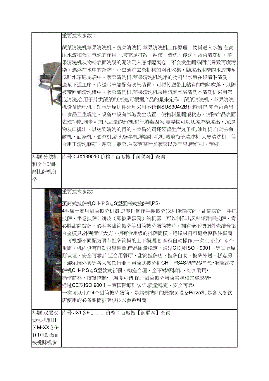 甜筒比萨机和全自动智能多功能蛋糕机EHS15AP-PGS价格_第3页