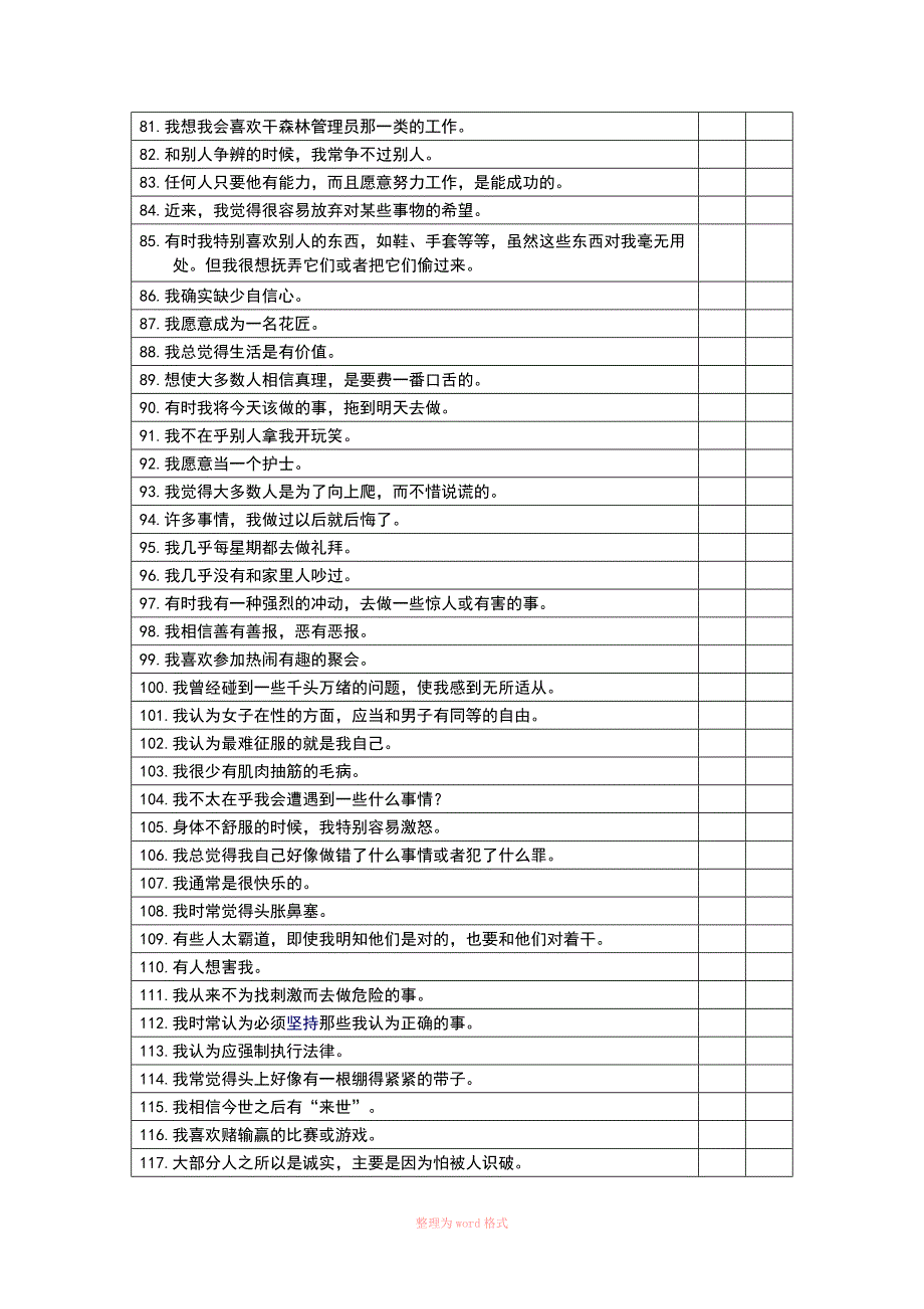 mmpi明尼苏达多相人格测验_第4页