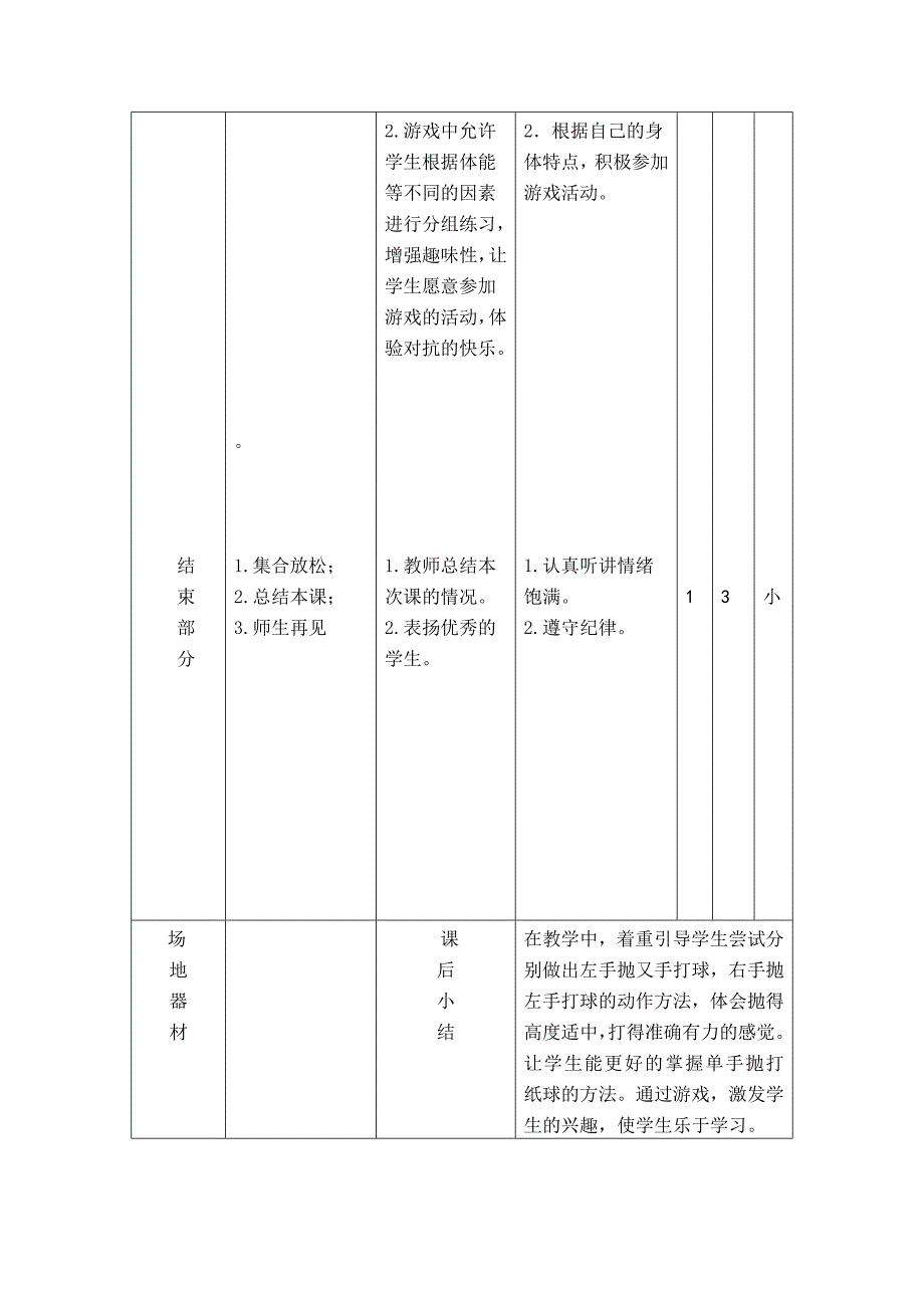 体育实践课教案(11)_第3页