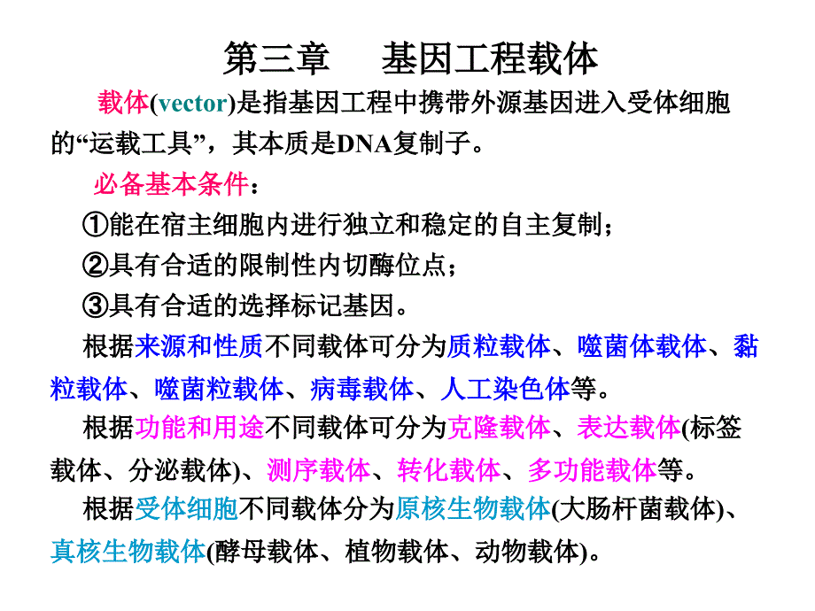 基因工程原理与技术-3课件_第1页