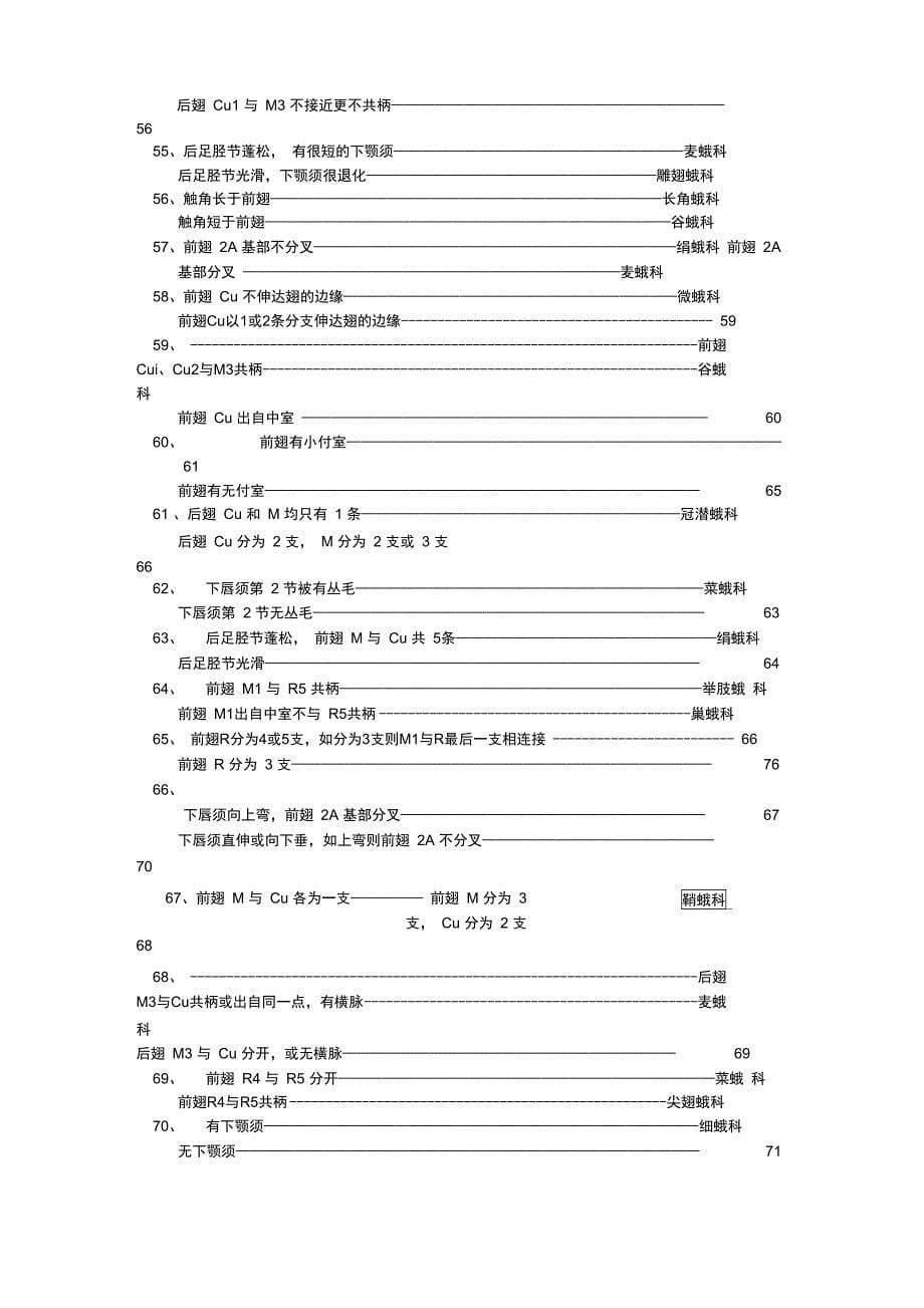 鳞翅目检索表_第5页