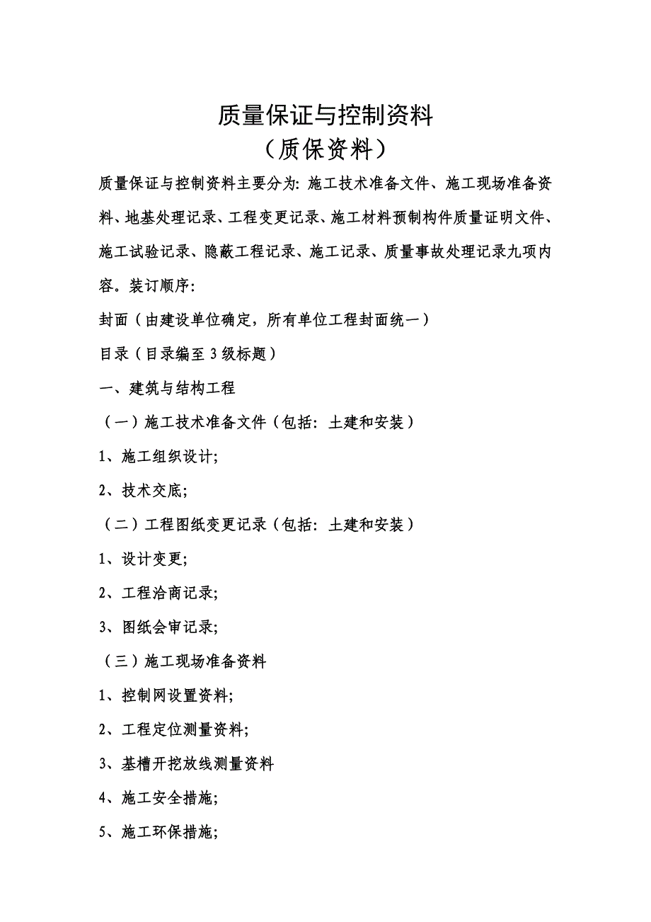 工程竣工资料的装订顺序.doc_第1页