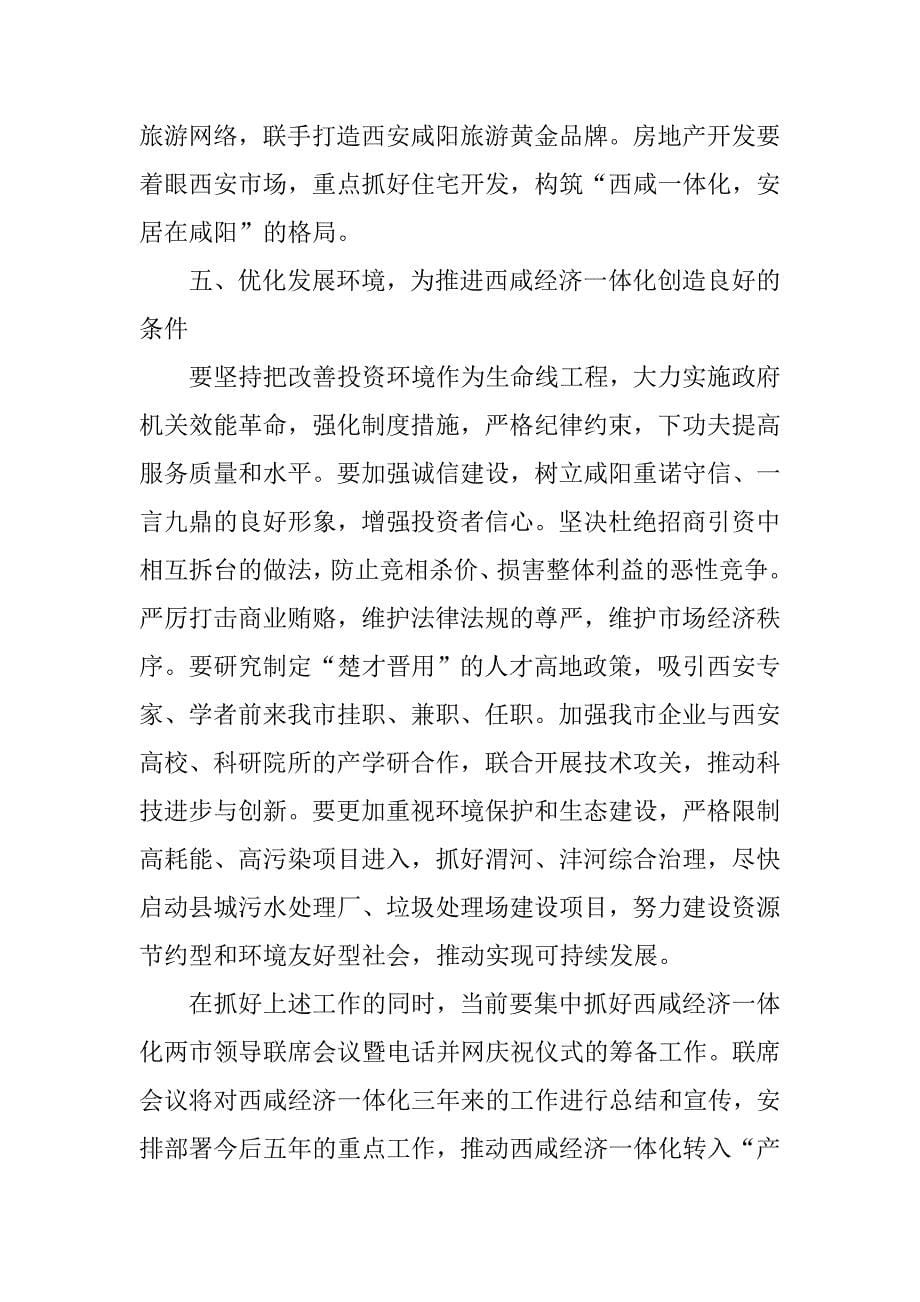 经济一体化协调领导小组工作会议上的讲话.docx_第5页