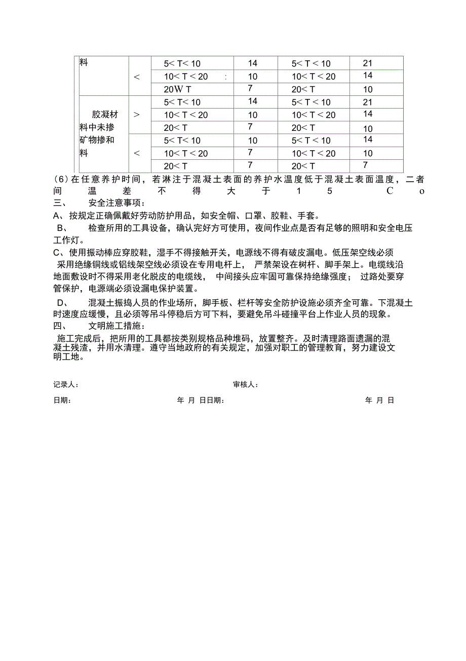 混凝土施工方案技术交底_第3页