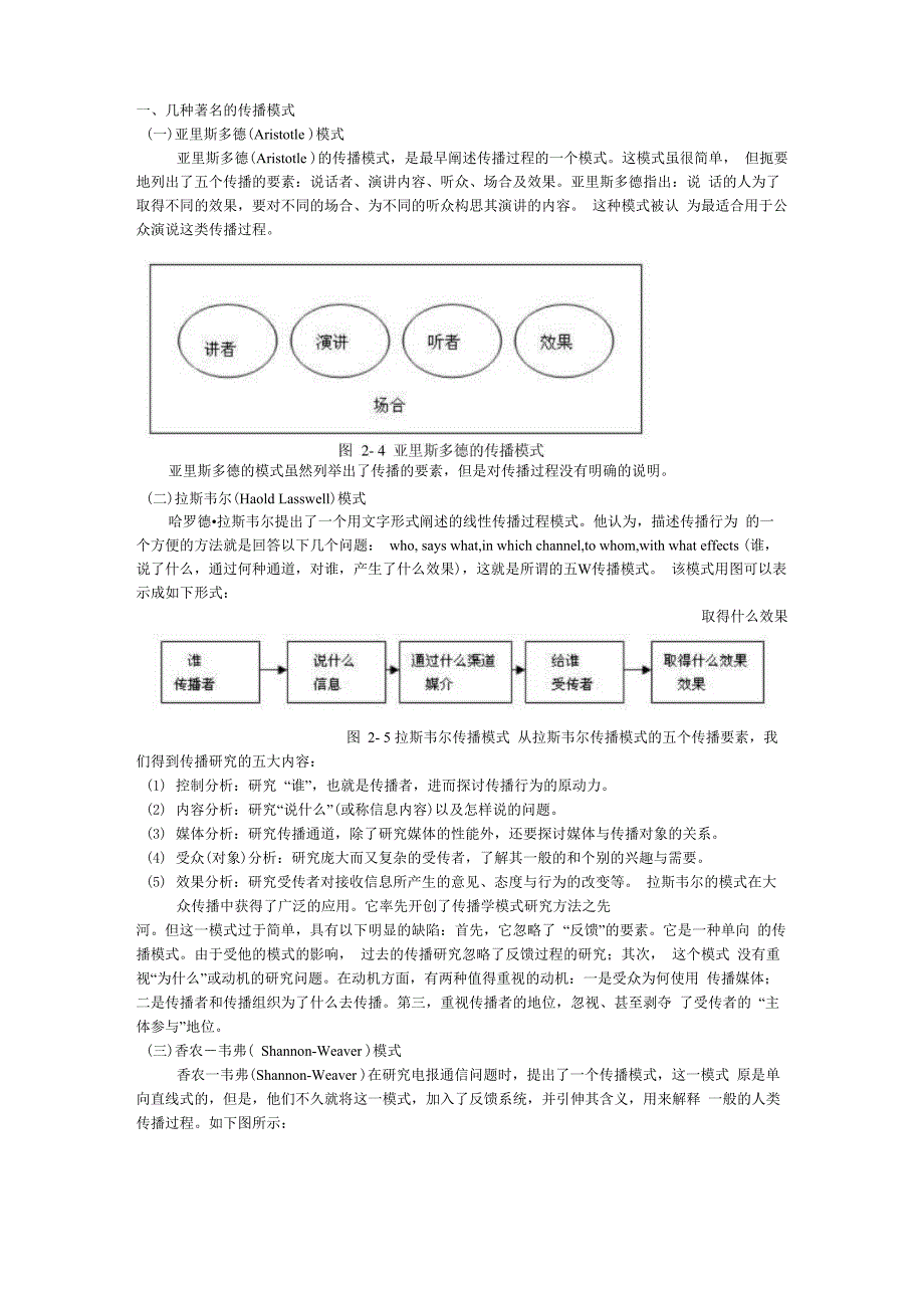 教育传播的几种模式_第1页