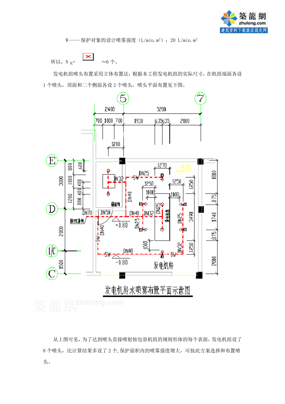 二类高层发电机房水喷雾系统设计_secret.doc_第3页