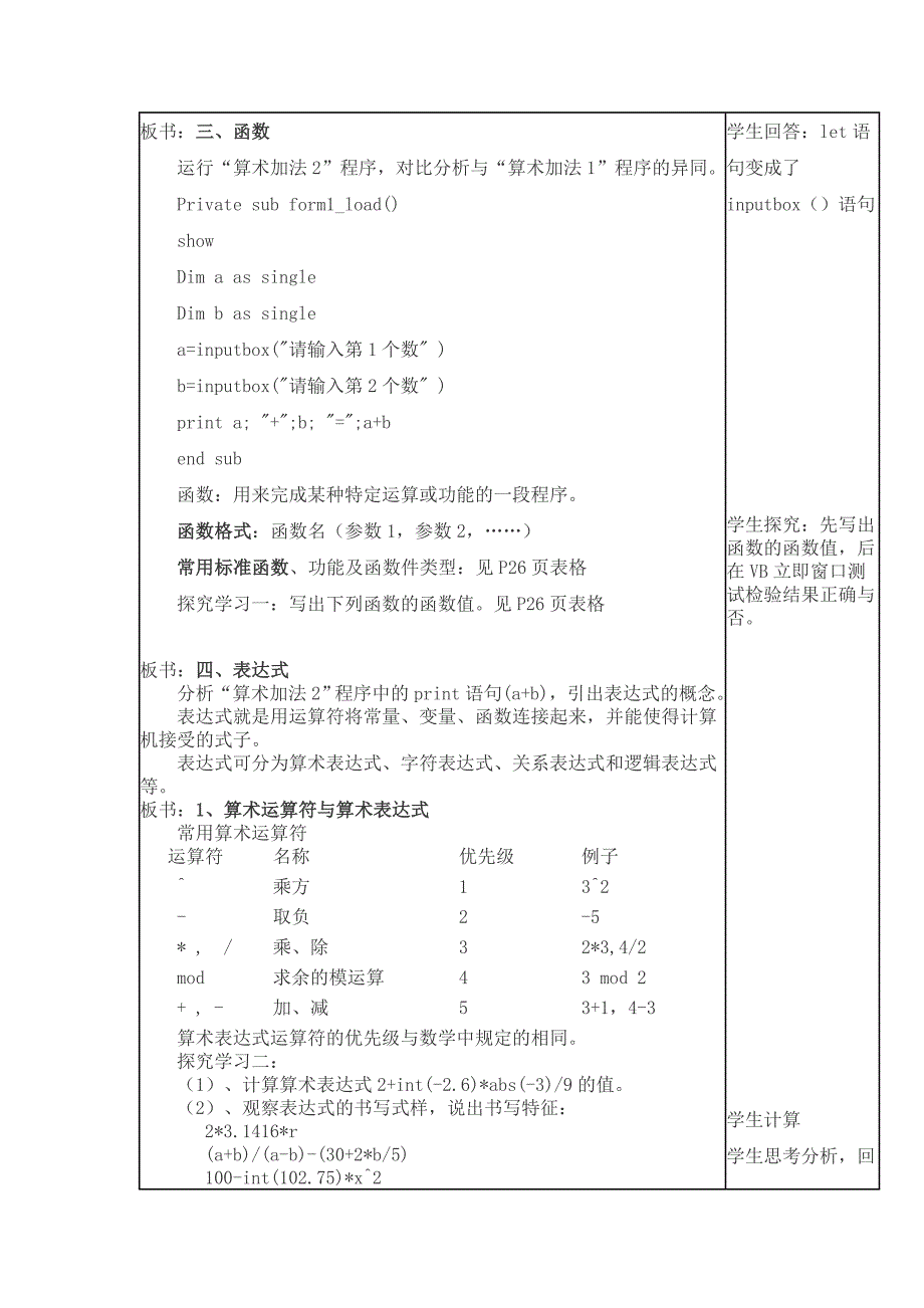 常量、变量、函数及表达式教学设计_第3页