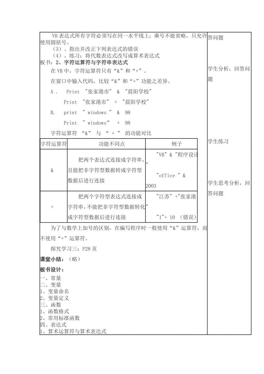 常量、变量、函数及表达式教学设计_第4页