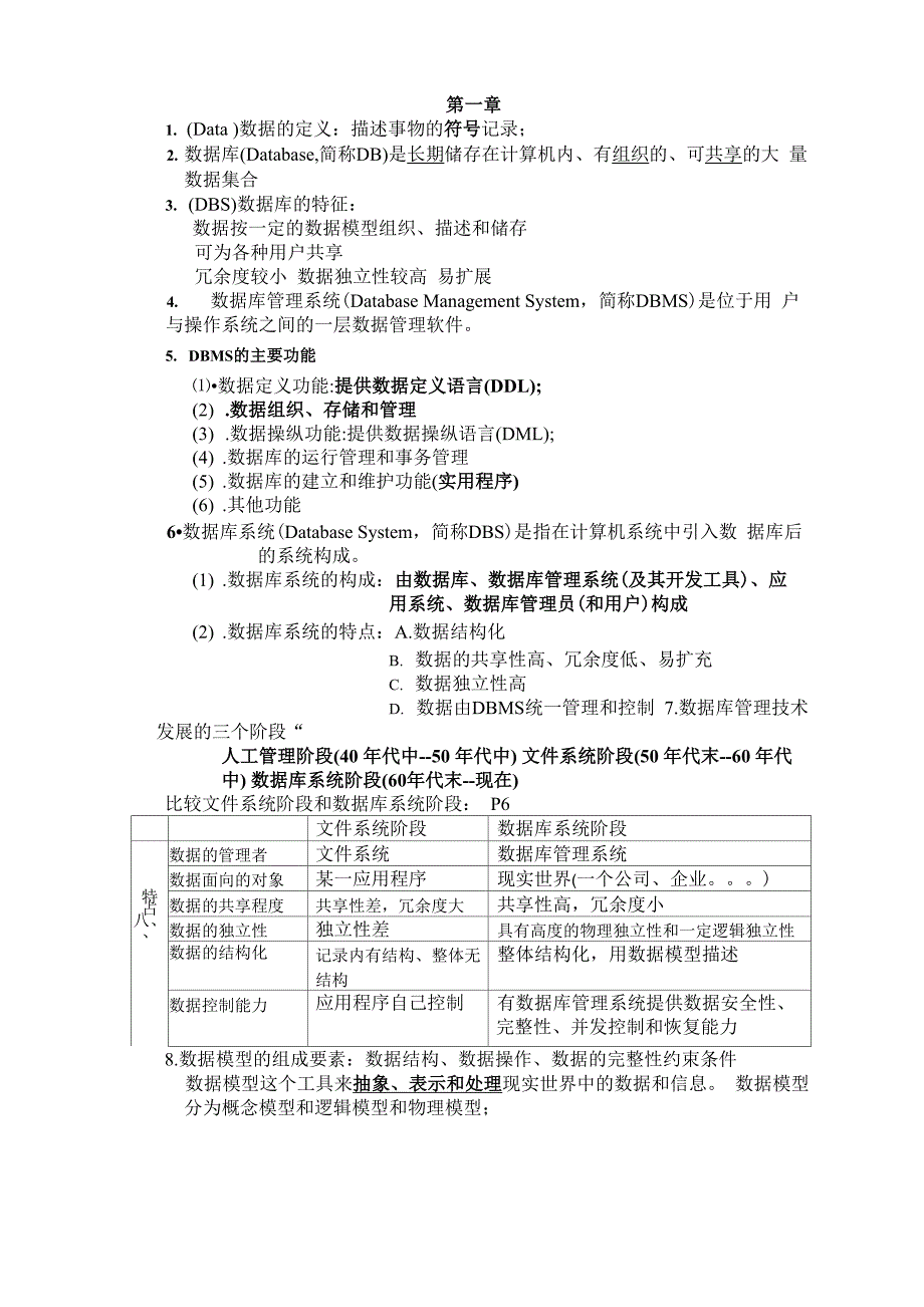 数据库的整理_第1页