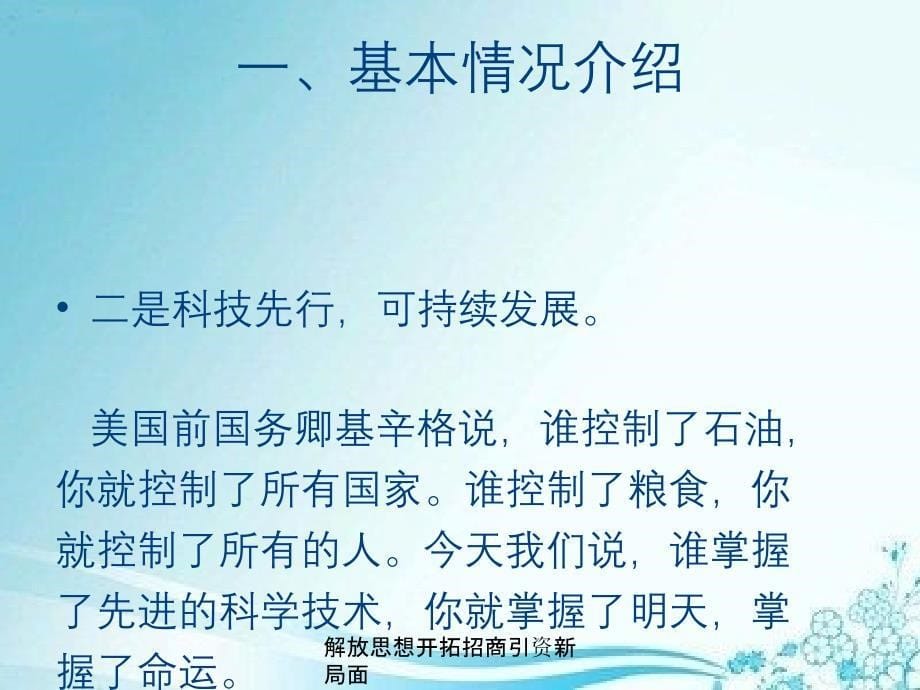 解放思想开拓招商引资新局面_第5页