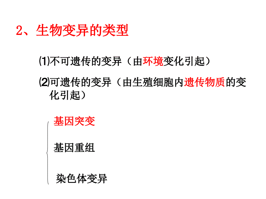 基因突变和基因重组使用ppt课件_第4页