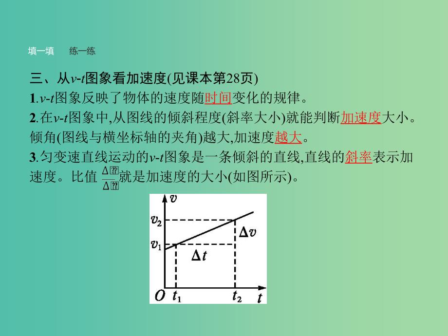 高中物理 第1章 运动的描述 5 速度变化快慢的描述-加速度课件 新人教版必修1.ppt_第4页