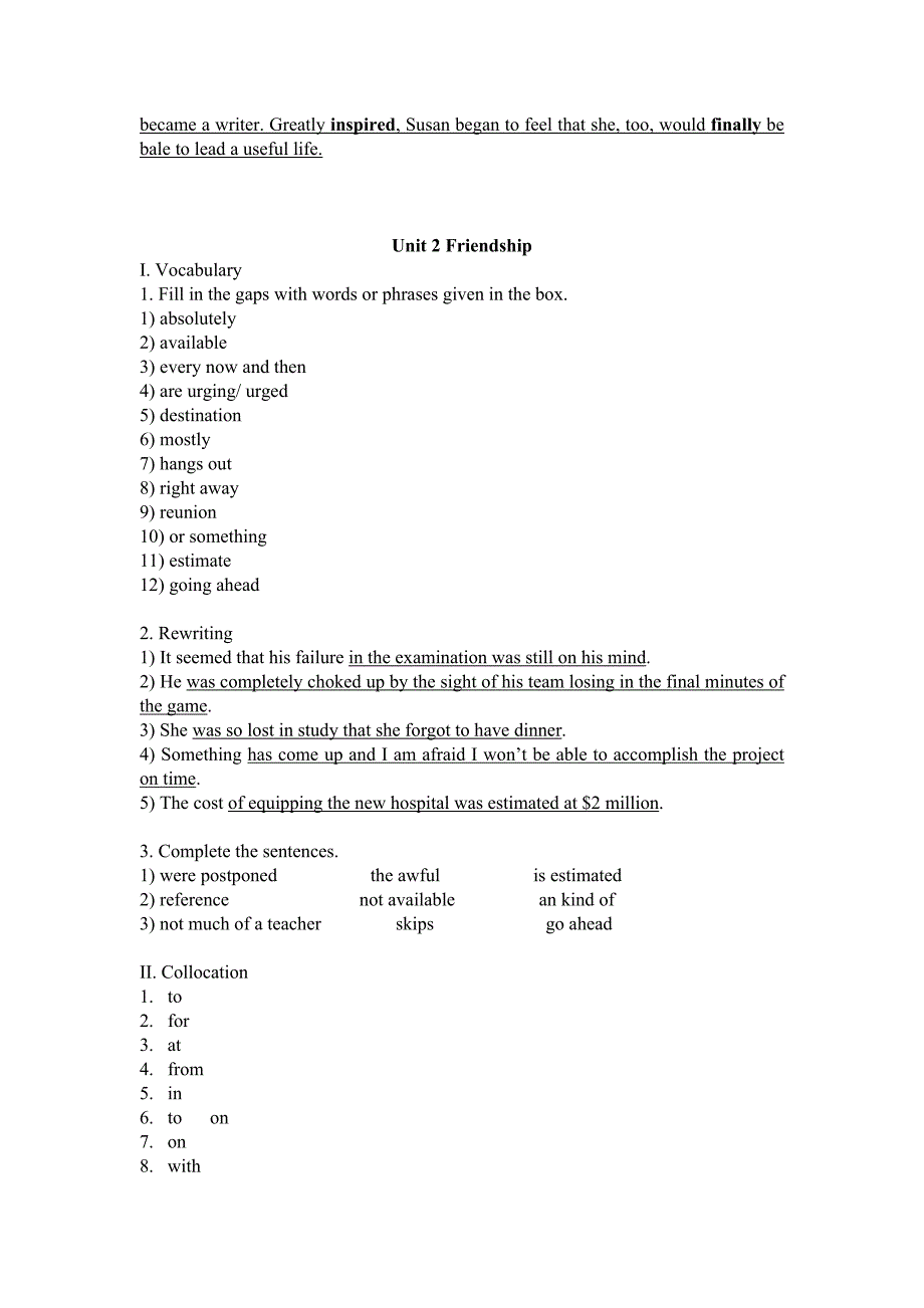 全新版大学英语综合教程1课后练习答案.doc_第3页