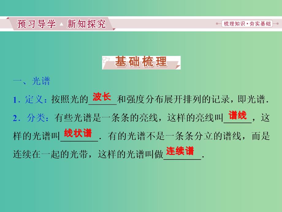 2019年高中物理 第十八章 原子结构 第3节 氢原子光谱课件 新人教版选修3-5.ppt_第3页