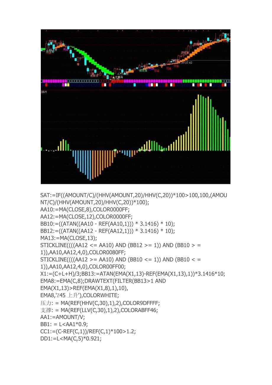 通达信指标公式源码 KDJ短线通道_第1页