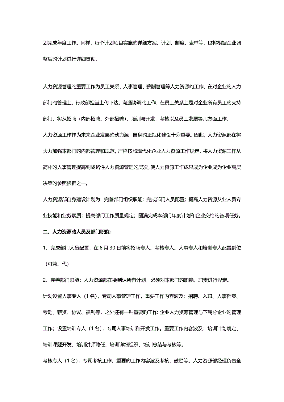 人力资源发展年度规划_第4页