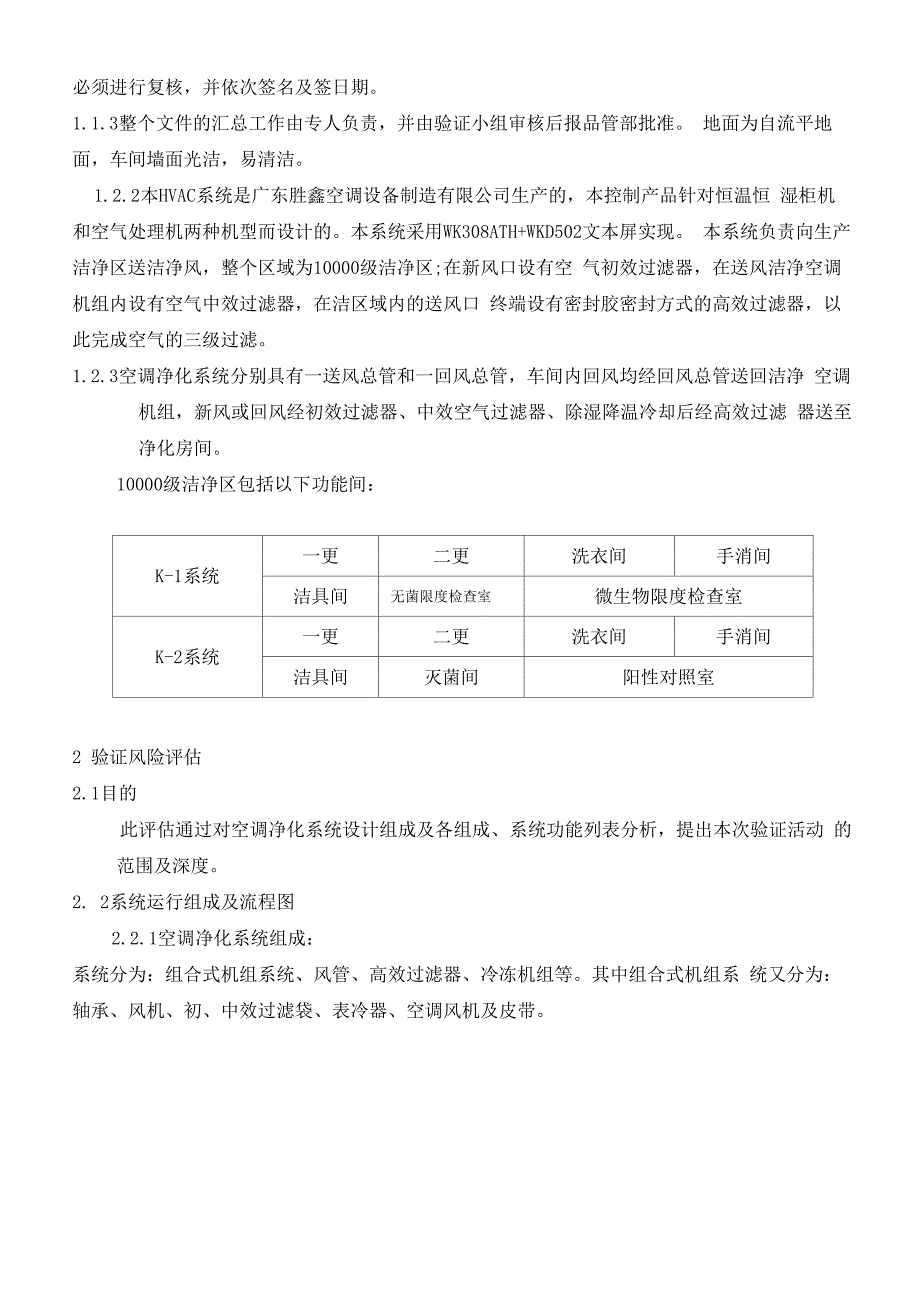 空调机组验证方案及报告_第2页