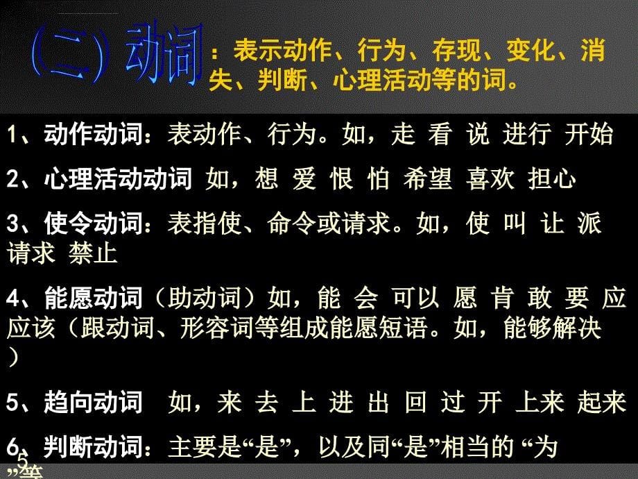 现代汉语语法一(词性)ppt课件_第5页