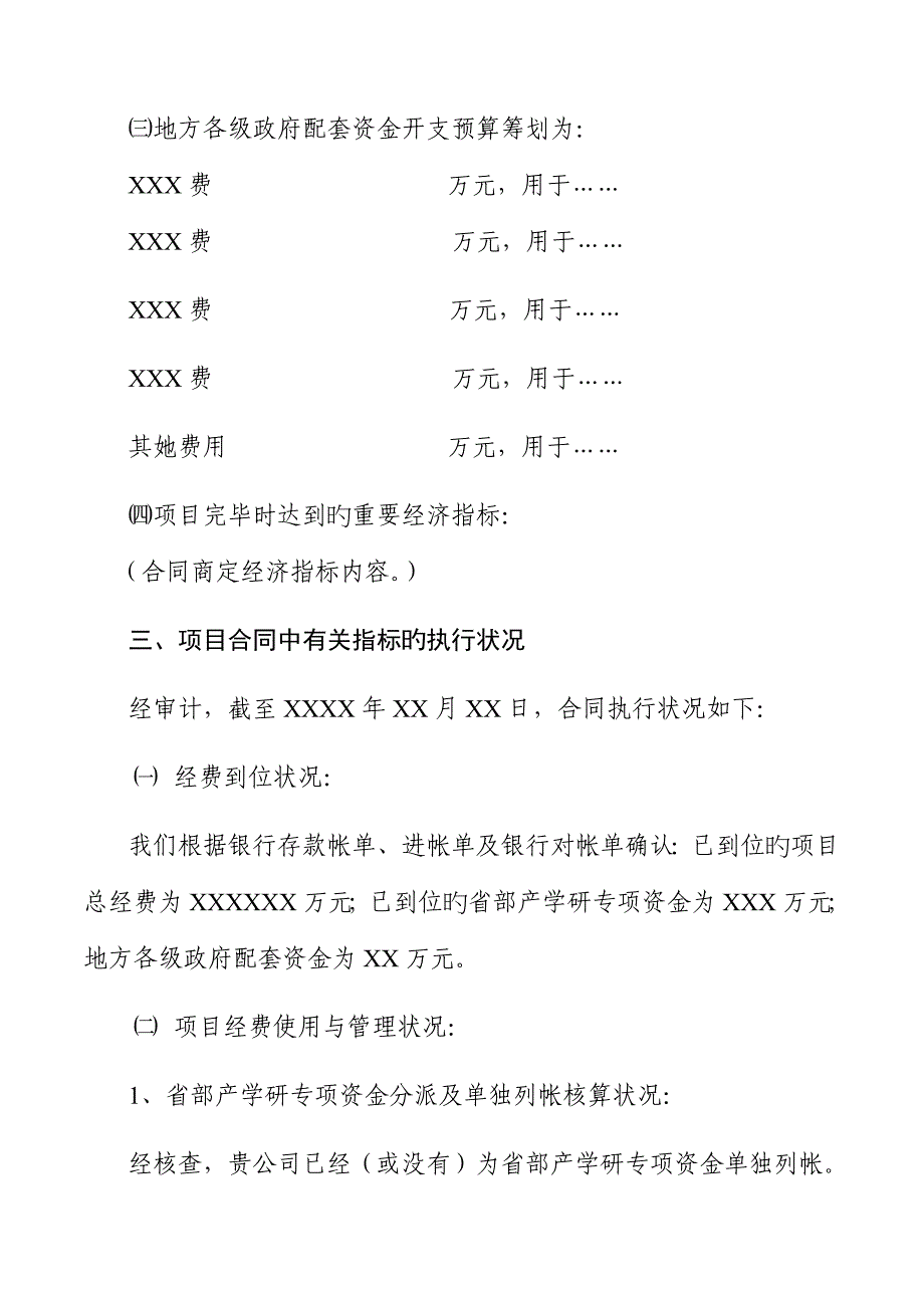 专项资金设计标准报告样式_第3页