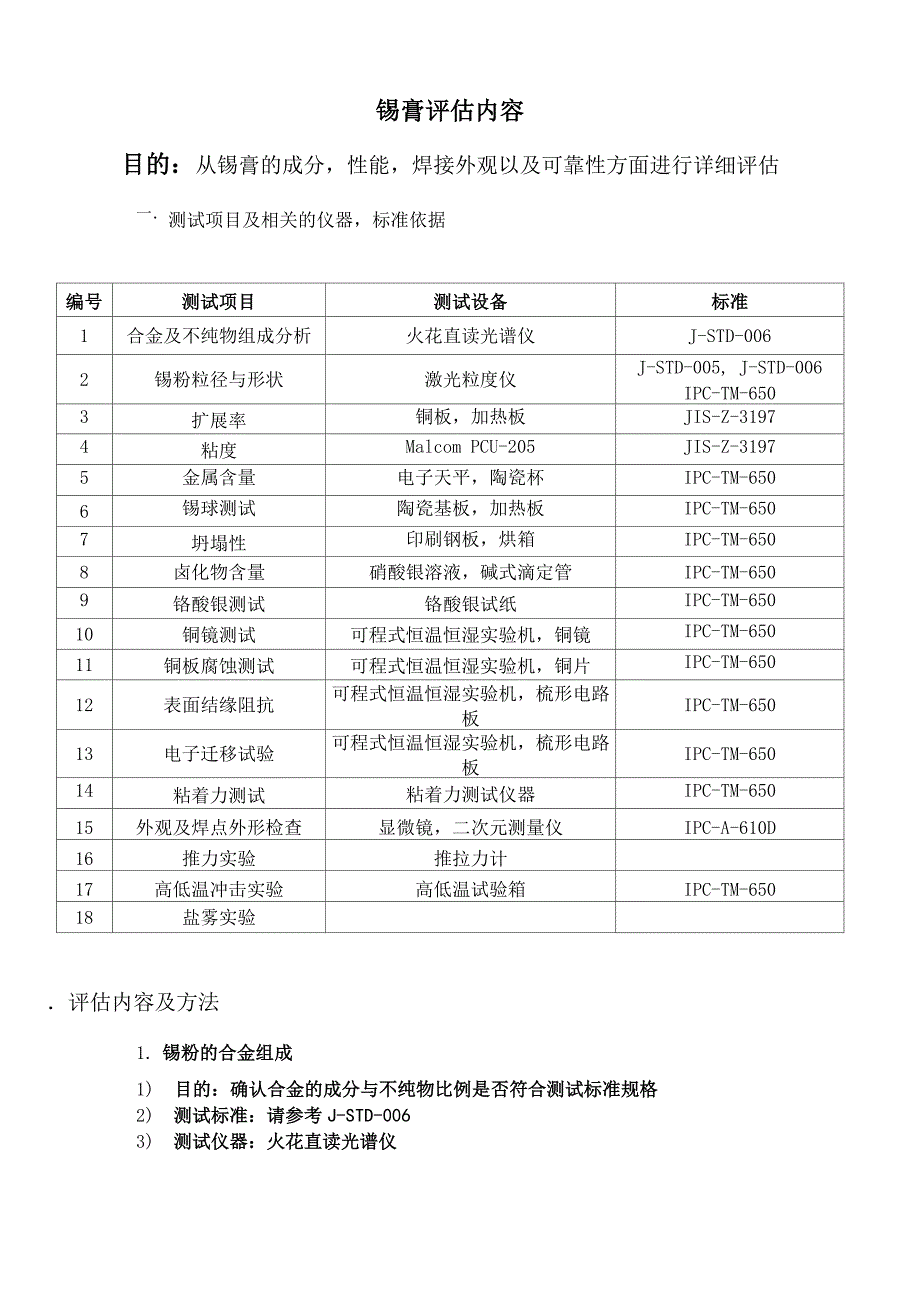 锡膏评估内容_第1页