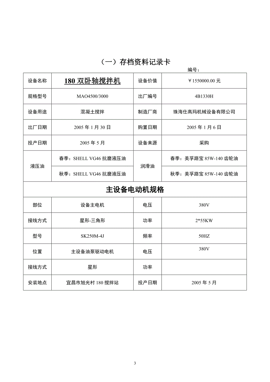 设备档案管理表格(样板)_第3页