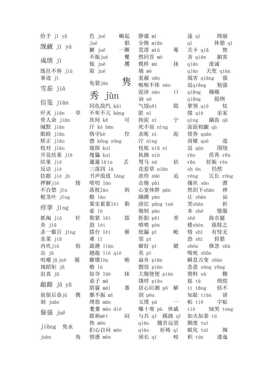 【最新】中考语文总复习资料(人教版)63页_第5页