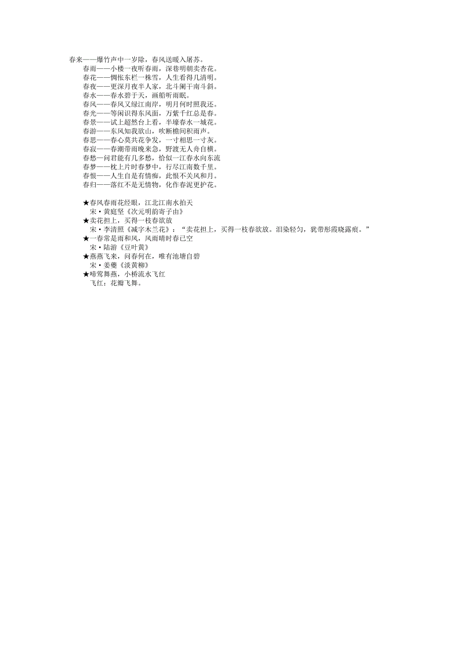 有关春天的诗句_第1页