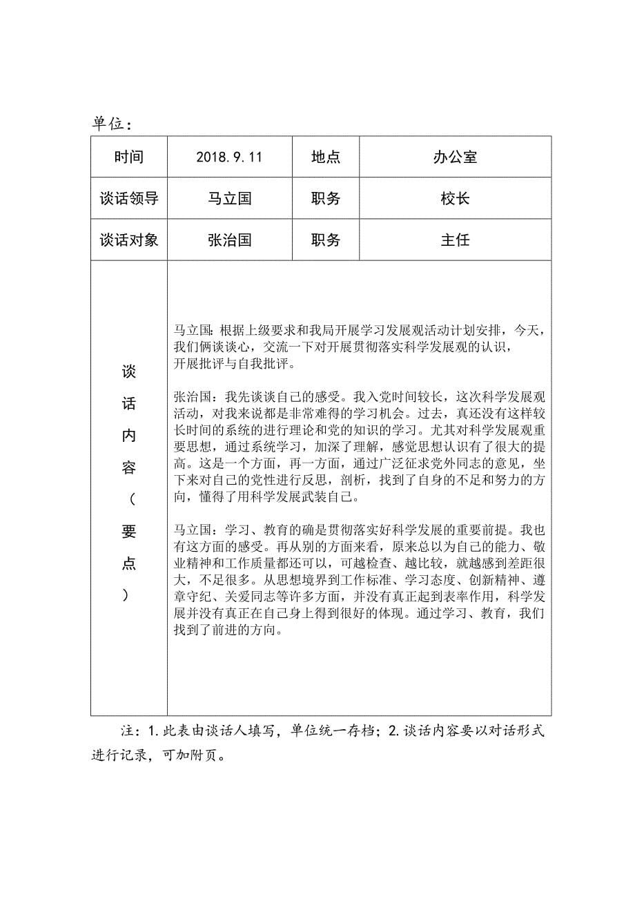 谈心谈话记录_第5页