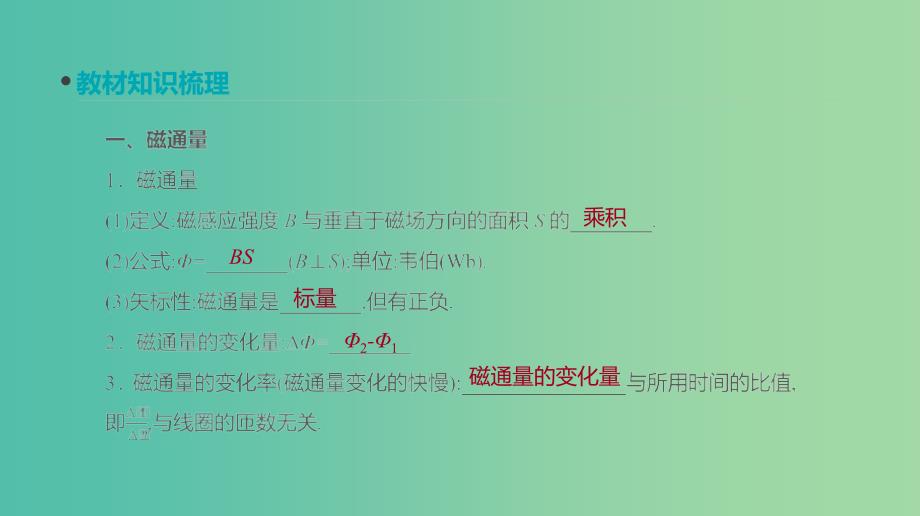 高考物理大一轮复习第10单元电磁感应第26讲电磁感应现象楞次定律课件.ppt_第2页