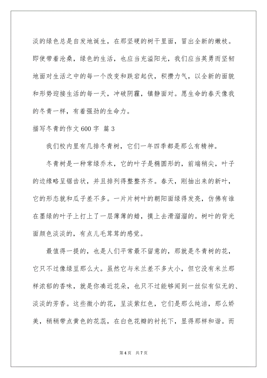 2023描写冬青的作文600字1范文.docx_第4页