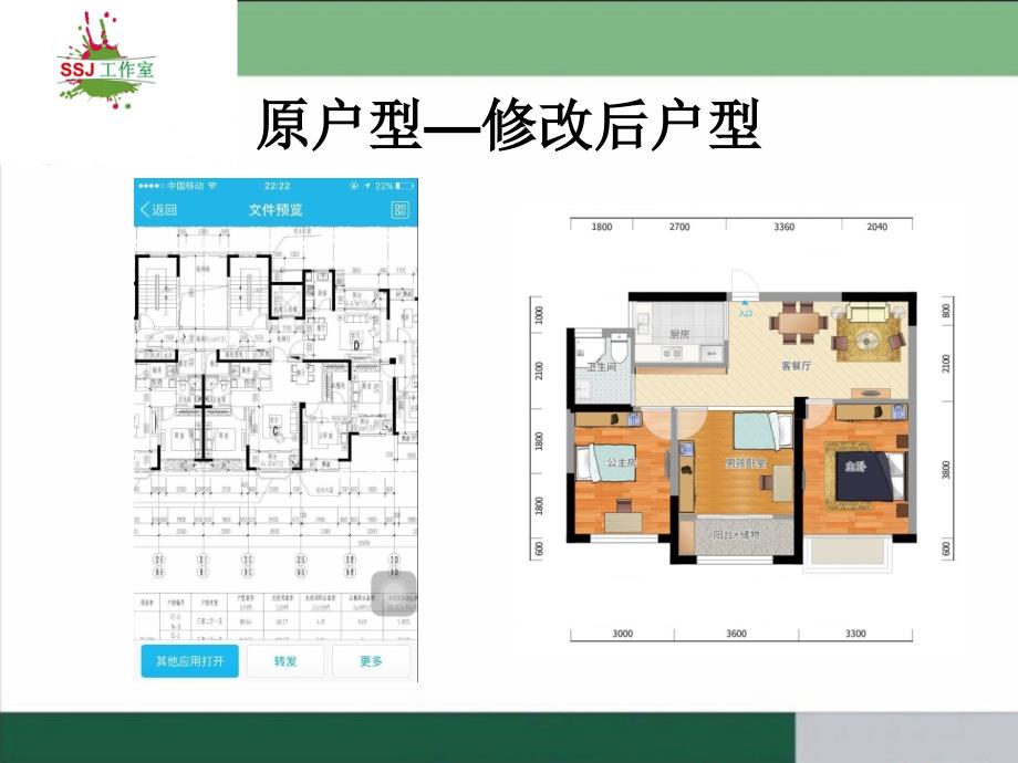 室内装修设计案例(小户型)_第2页