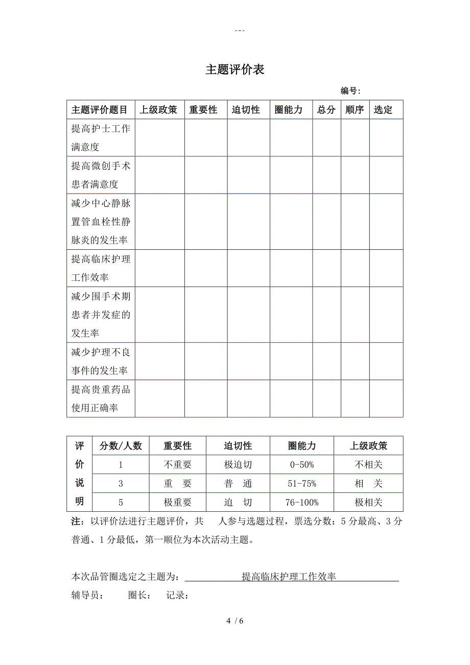 品管圈圈会记录表_第4页