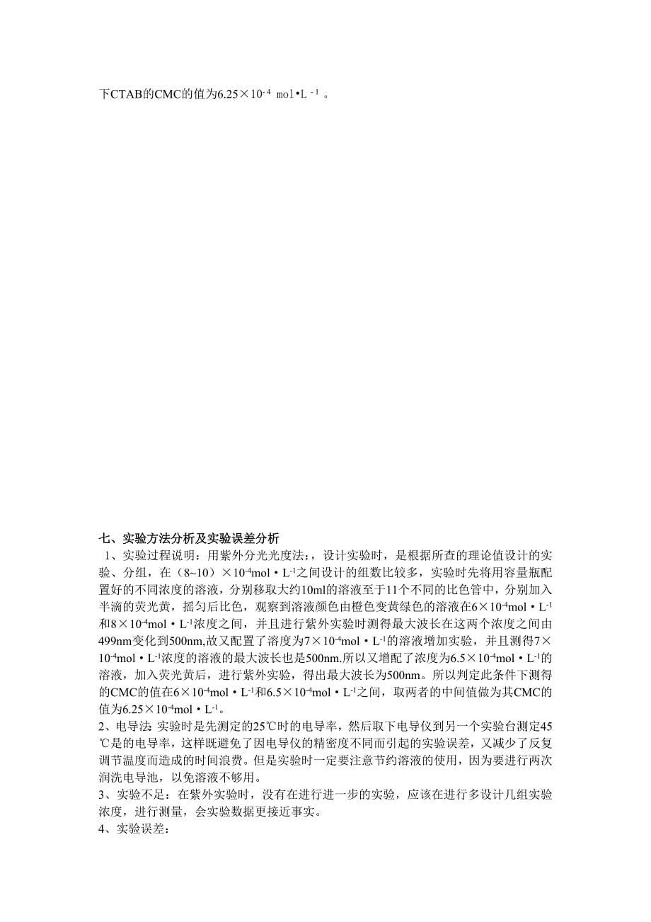 测定十六烷基三甲基溴化铵表面活性剂的临界胶束浓度.doc_第5页