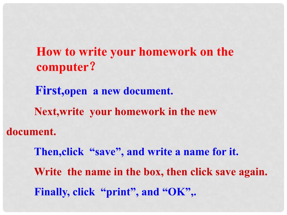 七年级英语上册 Module 7 Computers Unit 2 When do you use a computer教学课件 （新版）外研版_第2页