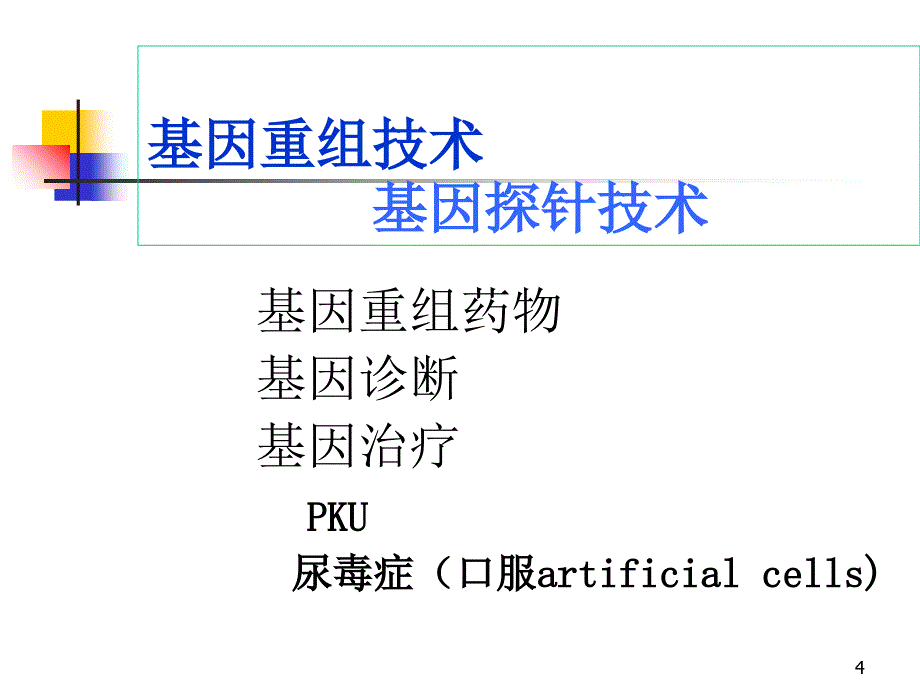 临检培训基因扩增技术在遗传病基因诊断中的应用临检培训班参考PPT_第4页