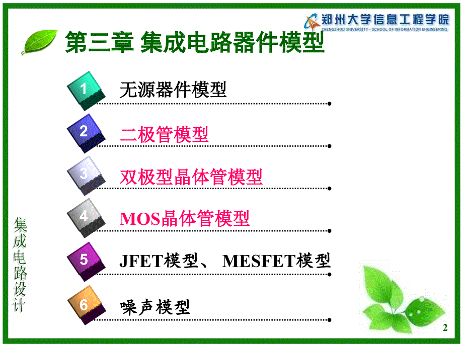 第3章、集成电路器件模型_第2页