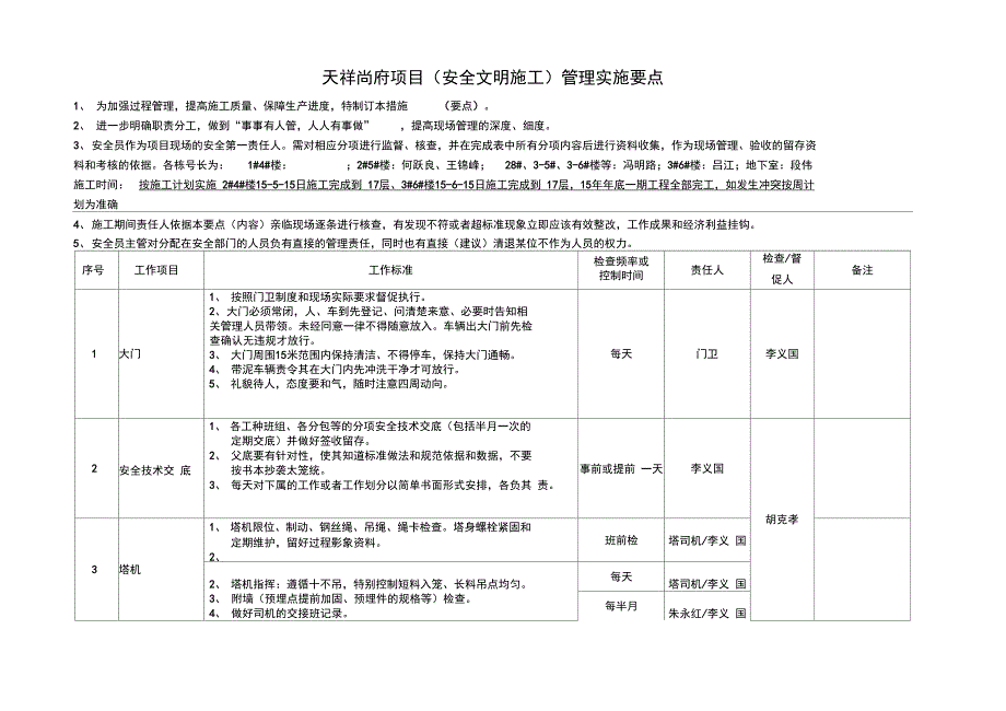 安全文明管理要点主体阶段_第1页