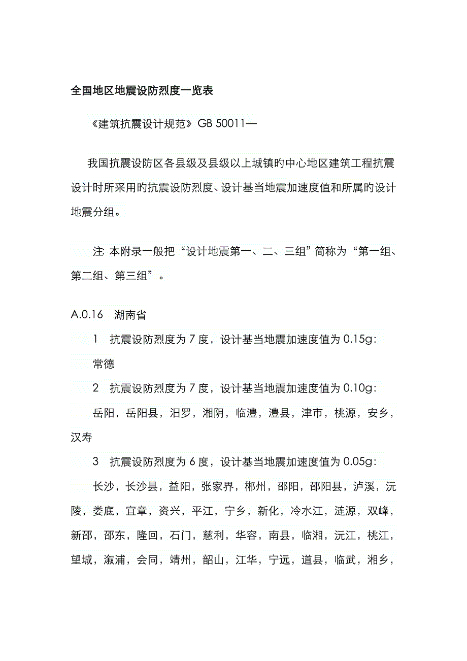 湖南省地震烈度_第1页