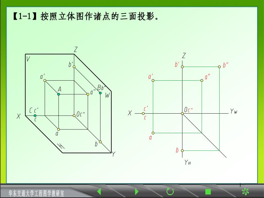 画法几何及土木工程制图习题集习题解答第三版_第1页