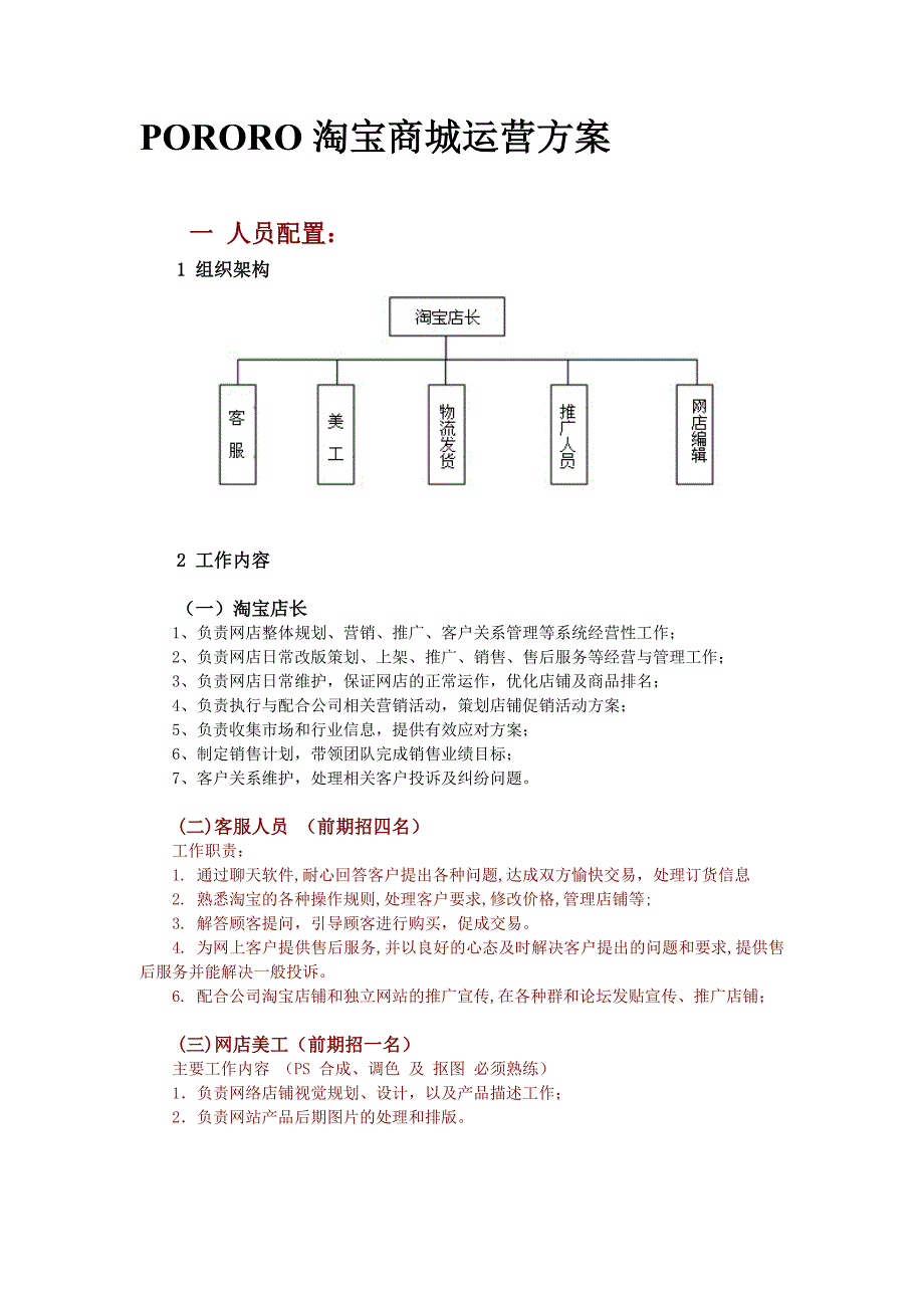 淘宝商城运营方案_第1页