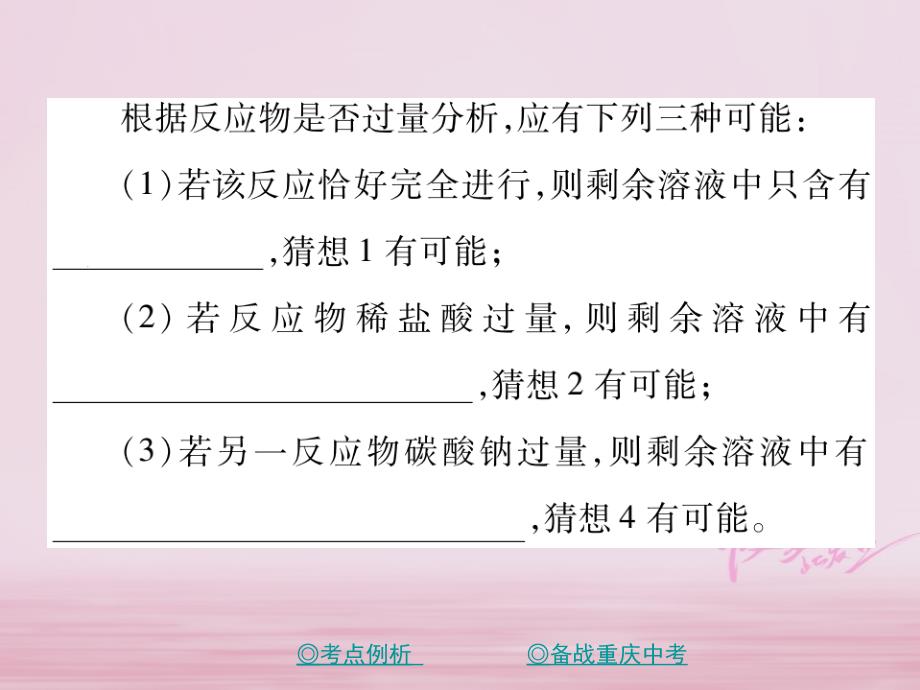 化学总第二篇 重点题型突破 第21讲 实验探究—产物成分探究（一）_第4页