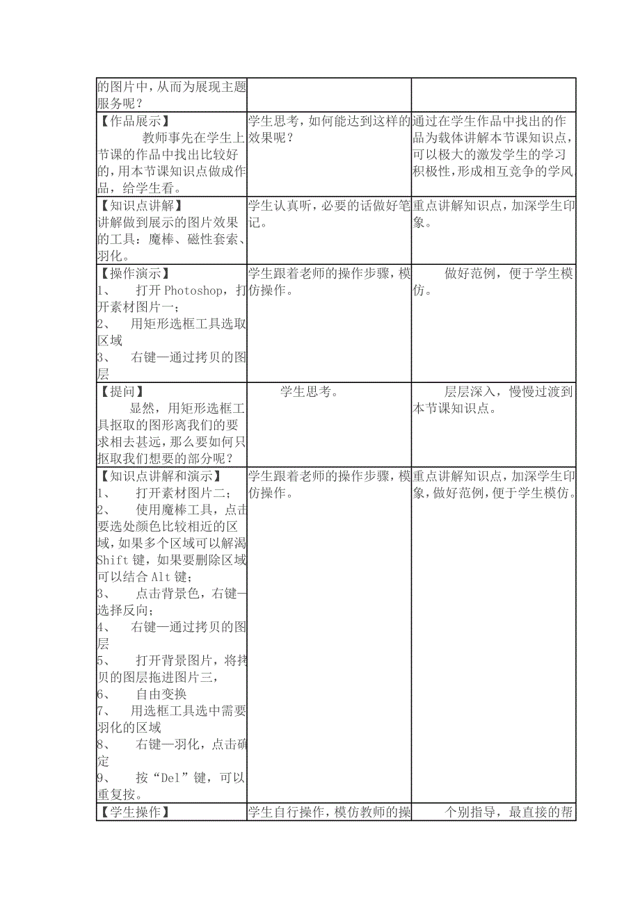 抠图工具的简单应用教学设计_第2页